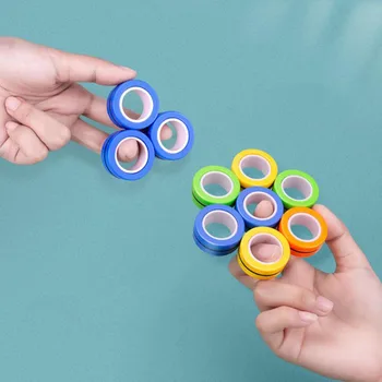 Magnetic bracelet toy Finger magnetic gyroscope relieve pressure Magnetic bracelet ring children gifts Improve intelligence 
Magnetic bracelet toy Finger magnetic gyroscope relieve pressure Magnetic bracelet ring children gifts Improve intelligence