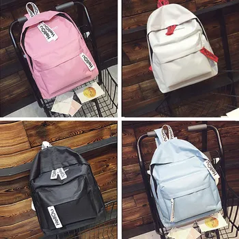 Bagpack Female Ladies School Backpack Couple Schoolbag Travel Hiking Bag Solid Backpack Collection Luminous Bag Dropshipping
Bagpack Female Ladies School Backpack Couple Schoolbag Travel Hiking Bag Solid Backpack Collection Luminous Bag Dropshipping
