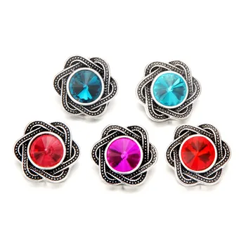 20pcs many colors 18MM Snap Button Jewelry Rhinestone Flower Fit Snap Bracelet Bangle Earrings Necklaces
20pcs many colors 18MM Snap Button Jewelry Rhinestone Flower Fit Snap Bracelet Bangle Earrings Necklaces