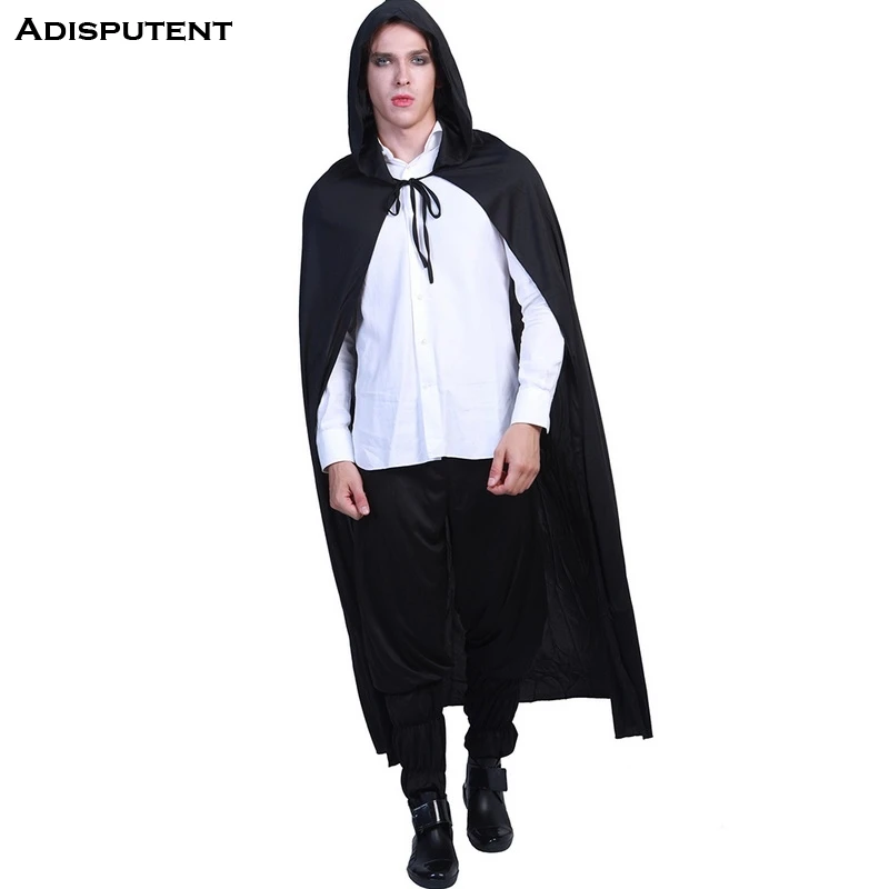 Adisputent 2019 Men's Halloween Cloak Cosplay Vampire Jumper Set Male Black Sleeveless Hooded Loose Mysterious Belt Cloak
Adisputent 2019 Men's Halloween Cloak Cosplay Vampire Jumper Set Male Black Sleeveless Hooded Loose Mysterious Belt Cloak