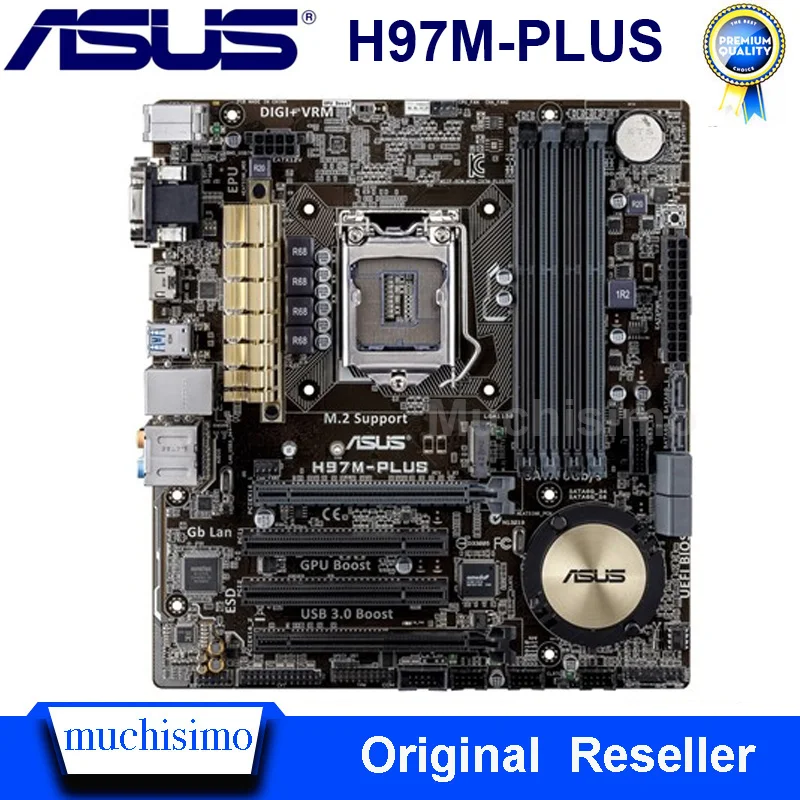 Материнская плата ASUS материнская DDR3 LGA 1150 для настольного ПК твердотельная