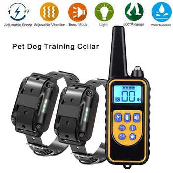 2x Collar de entrenamiento de perro eléctrico , impermeable, recargable, con receptor de Control remoto, Collar de entrenamiento
2x Collar de entrenamiento de perro eléctrico , impermeable, recargable, con receptor de Control remoto, Collar de entrenamiento