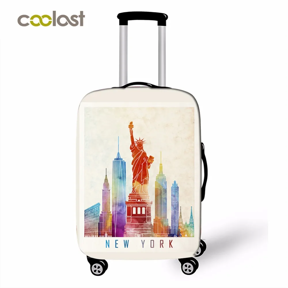 Famous Building Pattern Travel Suitcase Covers 18''-32''Women High Elastic Luggage Protective Covers Dust Proof And Easy Washing
Famous Building Pattern Travel Suitcase Covers 18''-32''Women High Elastic Luggage Protective Covers Dust Proof And Easy Washing