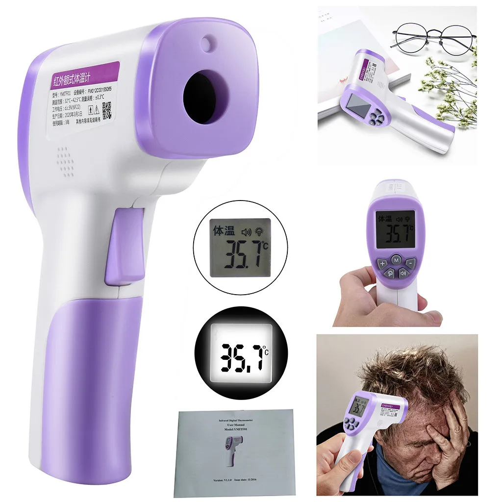 2019 Muti-fuction Baby/Adult Digital Termomete Infrared Forehead Body Thermometer Gun Non-contact Temperature Measurement Device
2019 Muti-fuction Baby/Adult Digital Termomete Infrared Forehead Body Thermometer Gun Non-contact Temperature Measurement Device