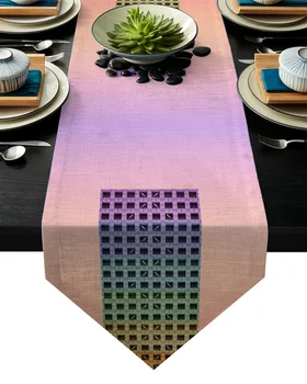 Gradient Rainbow Building Table Runner Table Flag Home Party Decorative Tablecloth Table Runners
Gradient Rainbow Building Table Runner Table Flag Home Party Decorative Tablecloth Table Runners