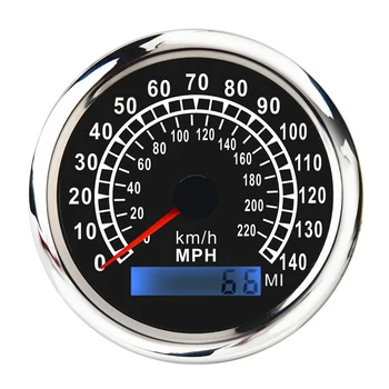 Marine Double Scale Digital GPS Speedometer Gauge 0-140MPH/km/h 85mm 316L
Marine Double Scale Digital GPS Speedometer Gauge 0-140MPH/km/h 85mm 316L