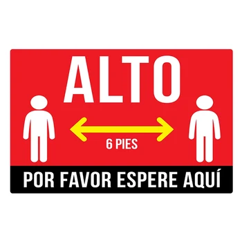 Social Distancing Ground Sticker Indoor Outdoor Floor Sticker Safety Floor Decal Sign for Crowd Control Guidance 
Social Distancing Ground Sticker Indoor Outdoor Floor Sticker Safety Floor Decal Sign for Crowd Control Guidance