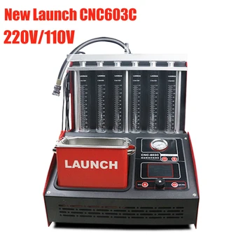 Launch CNC603C Car Fuel Injector Tester Cleaning Machine Ultrasound Cleaning Equipment 220V/110V Multi-language pk CNC602A
Launch CNC603C Car Fuel Injector Tester Cleaning Machine Ultrasound Cleaning Equipment 220V/110V Multi-language pk CNC602A