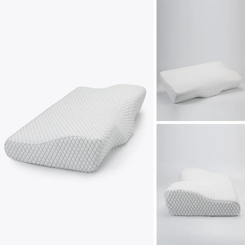Memory Foam Bedding Pillow Neck protection Slow Rebound Memory Foam Butterfly Shaped Pillow Cervical rehabilitation size 50*30CM Memory Foam Bedding Pillow Neck protection Slow Rebound Memory Foam Butterfly Shaped Pillow Cervical rehabilitation size 50*30CM