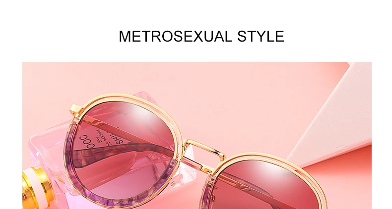 Sunglasses Women Vintage Round Sun Glasses Polarized Lens UV400 Anti Reflective Summer Polarized Women Snnglasses (5)