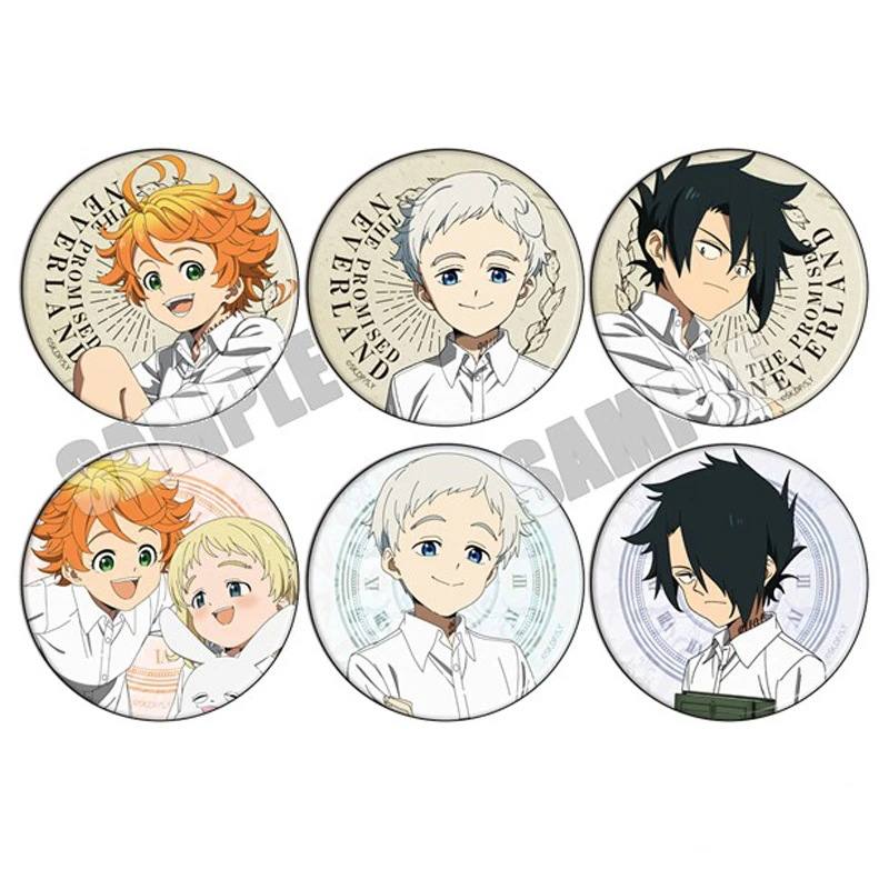 6pcs Japanse Anime The Promised Neverland Pin for Backpack Bags Collection Pins Cosplay Badge Brooch Collectible Accessories
6pcs Japanse Anime The Promised Neverland Pin for Backpack Bags Collection Pins Cosplay Badge Brooch Collectible Accessories