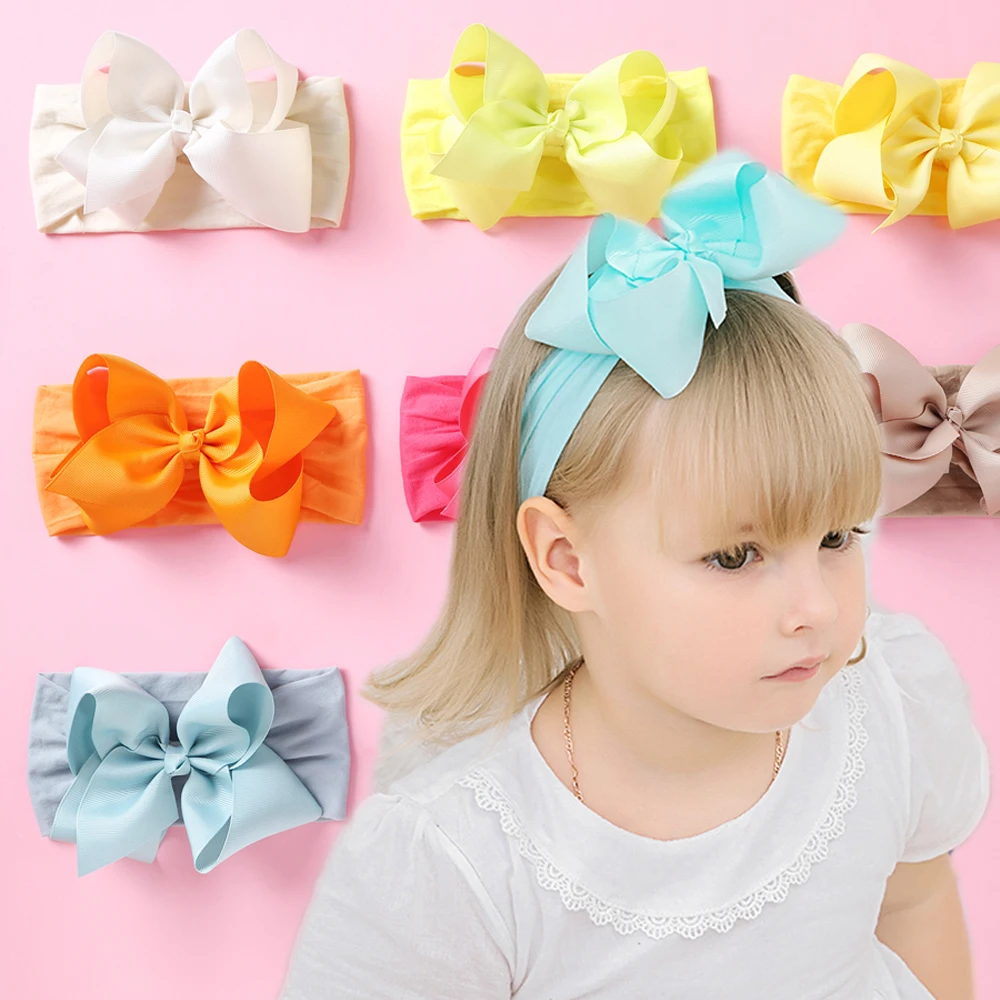 Baby Headband Ribbon Soft Bowknot Turban HairBands for Girls Child Elastic Nylon Headwrap Children Newborn Baby Hair Accessories
Baby Headband Ribbon Soft Bowknot Turban HairBands for Girls Child Elastic Nylon Headwrap Children Newborn Baby Hair Accessories