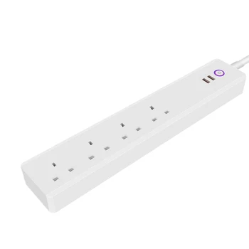 Smart Power Board, Wifi Smart Socket 4 British Standard Wifi Sockets for Amazon Alexa, Google Voice(Uk Plug)
Smart Power Board, Wifi Smart Socket 4 British Standard Wifi Sockets for Amazon Alexa, Google Voice(Uk Plug)