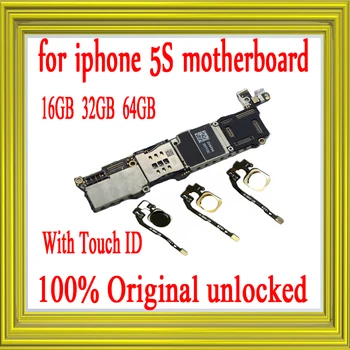 For iphone 5S Motherboard With /Without Touch ID Unlocked 100% Original for iphone 5S Logic board
For iphone 5S Motherboard With /Without Touch ID Unlocked 100% Original for iphone 5S Logic board