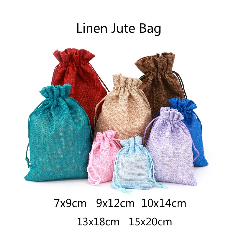 1pc Multi size Linen Jute Drawstring Gift Bags Sacks Wedding Birthday Party Favors Drawstring Gift Bags Baby Shower Supplies
1pc Multi size Linen Jute Drawstring Gift Bags Sacks Wedding Birthday Party Favors Drawstring Gift Bags Baby Shower Supplies