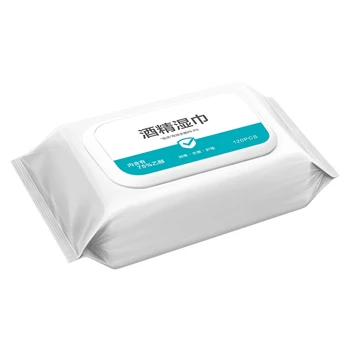 Portable 75% Alcohol Disinfecting Wipes Disposable Wet Wipes Non-woven Fabrics Cleaning Wipes Residue Free 120 Wipes/Pack 
Portable 75% Alcohol Disinfecting Wipes Disposable Wet Wipes Non-woven Fabrics Cleaning Wipes Residue Free 120 Wipes/Pack
