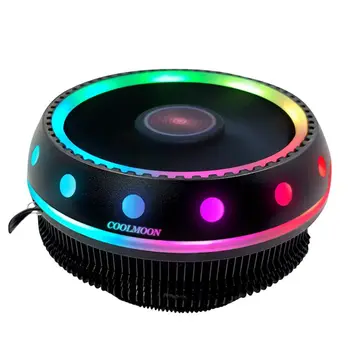 new UFO Fantasy Color CPU Cooler Desktop Host Mute Universal RGB Color Computer Cooling CPU Fan
new UFO Fantasy Color CPU Cooler Desktop Host Mute Universal RGB Color Computer Cooling CPU Fan