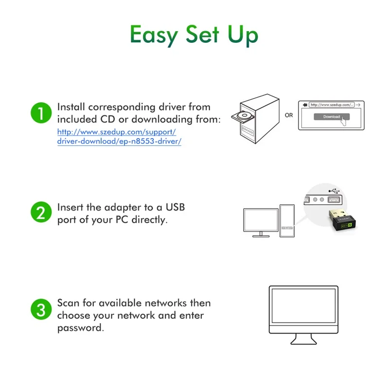 Беспроводной USB Wi Fi адаптер 150 Мбит/с 802.11n 2 4 ГГц|802.11n usb|mini usb wirelessusb wireless wifi |