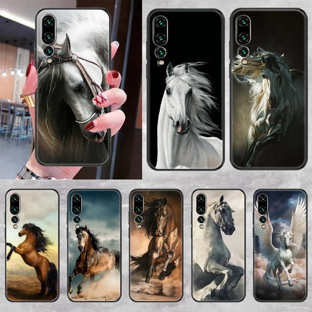 Животное furious бегущего коня чехол для телефона Huawei P Mate P10 P20 P30 P40 10 20 Смарт Z Pro Lite 2019