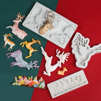 Christmas Series Elk Deer Mould Silicone Mold Fondant Cake Decorating Tool Gumpaste Sugarcraft Chocolate Forms Bakeware
Christmas Series Elk Deer Mould Silicone Mold Fondant Cake Decorating Tool Gumpaste Sugarcraft Chocolate Forms Bakeware