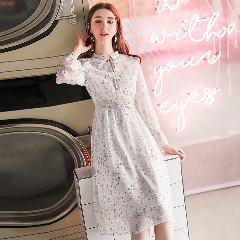 Wasteheart Spring New Women White Chiffon A-Line Dress Party Holiday Ruffles Lady Sexy Dress Plus Size Flare Sweet Dresses
Wasteheart Spring New Women White Chiffon A-Line Dress Party Holiday Ruffles Lady Sexy Dress Plus Size Flare Sweet Dresses