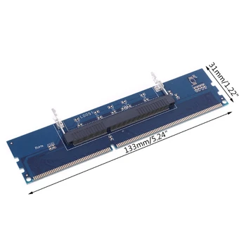 DDR3 SO-DIMM Laptop to Desktop Adapter Card DIMM Connector Memory Expansion Card 28GE
DDR3 SO-DIMM Laptop to Desktop Adapter Card DIMM Connector Memory Expansion Card 28GE