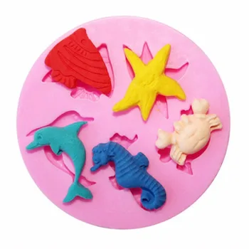 Fish Dolphin Shape Fondant Cake Silicone Mold Starfish Crabs Pastry Biscuits Mould Chocolate Molds Baking Cake Decoration Tools
Fish Dolphin Shape Fondant Cake Silicone Mold Starfish Crabs Pastry Biscuits Mould Chocolate Molds Baking Cake Decoration Tools