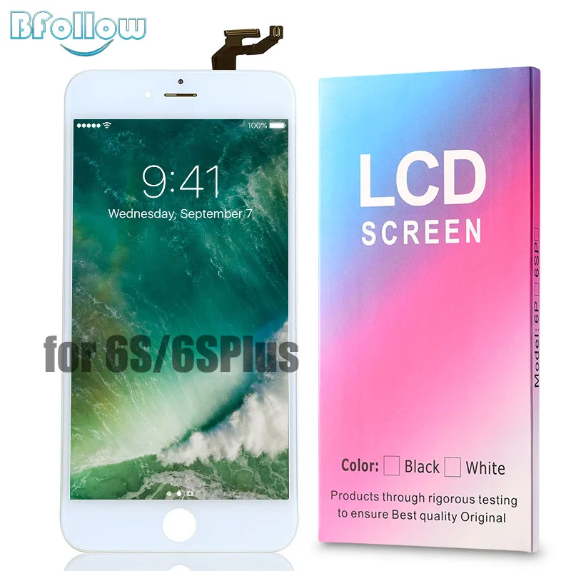 BFOLLOW Original LCD for iPhone 6S 6S Plus AAA Display Assembly Screen Digitizer Replacement Tempered Glass Frame Sticker
BFOLLOW Original LCD for iPhone 6S 6S Plus AAA Display Assembly Screen Digitizer Replacement Tempered Glass Frame Sticker