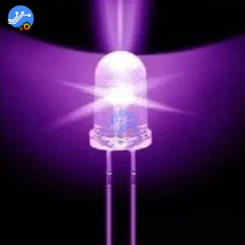 50PCS Super Bright F5 5mm Round UV/ Purple LED Emitting Diode 390-395nm Purple Lamp F5 LED light for DIY lights
50PCS Super Bright F5 5mm Round UV/ Purple LED Emitting Diode 390-395nm Purple Lamp F5 LED light for DIY lights