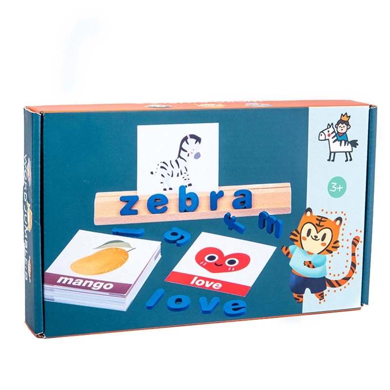 Wooden Letters Matching Cognitive Card Set Double Sided 3D ABC Alphabet Words Flash Cards Kids Early Learning Educational Toys
Wooden Letters Matching Cognitive Card Set Double Sided 3D ABC Alphabet Words Flash Cards Kids Early Learning Educational Toys