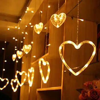 Lamp String Heart Shape 8 Modes Durable Curtain Lamp Fairy String Light 220V 2.5M Wedding Neon Lantern Home Party Decoration
Lamp String Heart Shape 8 Modes Durable Curtain Lamp Fairy String Light 220V 2.5M Wedding Neon Lantern Home Party Decoration