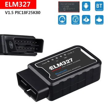 ELM327 Scanner V1.5 Bluetooth PIC25K80 Diagnostic Error Code Tester For Nissan X-Trail 350Z Z33 Maxima OBD Vehicle 2001-Now
ELM327 Scanner V1.5 Bluetooth PIC25K80 Diagnostic Error Code Tester For Nissan X-Trail 350Z Z33 Maxima OBD Vehicle 2001-Now