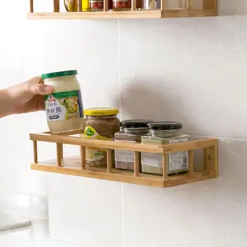 Wood Wall Mounted Storage Rack Shlves Kitchen Spice Rack Organizer Seasoning Holder Bathroom Shelf Shower Caddy Home Decoration
Wood Wall Mounted Storage Rack Shlves Kitchen Spice Rack Organizer Seasoning Holder Bathroom Shelf Shower Caddy Home Decoration