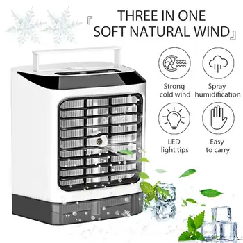 NEW Portable Air Conditioner Fan Mini Table Fan Circulator Humidifier Quiet Air Cooler Cooling Humidification Air Purification
NEW Portable Air Conditioner Fan Mini Table Fan Circulator Humidifier Quiet Air Cooler Cooling Humidification Air Purification