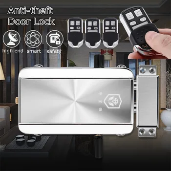 Intelligence Remote Control Door Lock Wireless Electronic Anti-theft Access Lock Automation Security System Set Home Hotel
Intelligence Remote Control Door Lock Wireless Electronic Anti-theft Access Lock Automation Security System Set Home Hotel
