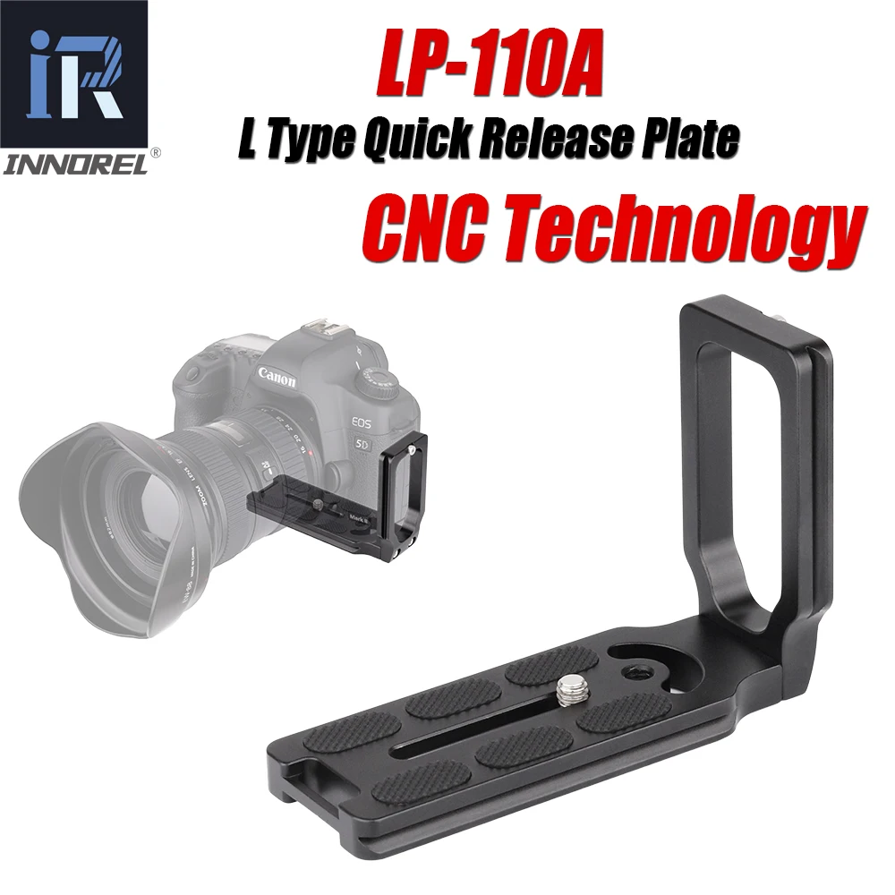 INNOREL LP-110A Professional L Type Quick Release Plate Fast Loading Vertical Bracket Grip Specifically for Arca-Swiss Standard
INNOREL LP-110A Professional L Type Quick Release Plate Fast Loading Vertical Bracket Grip Specifically for Arca-Swiss Standard