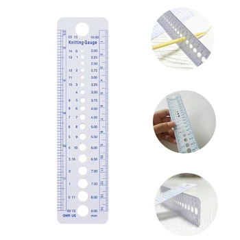 UK US Canada Sizes Sew Ruler Knitting Accessories Needle Gauge Inch Sewing Ruler Tool CM 2-10mm Size Measure Sewing Tools
UK US Canada Sizes Sew Ruler Knitting Accessories Needle Gauge Inch Sewing Ruler Tool CM 2-10mm Size Measure Sewing Tools