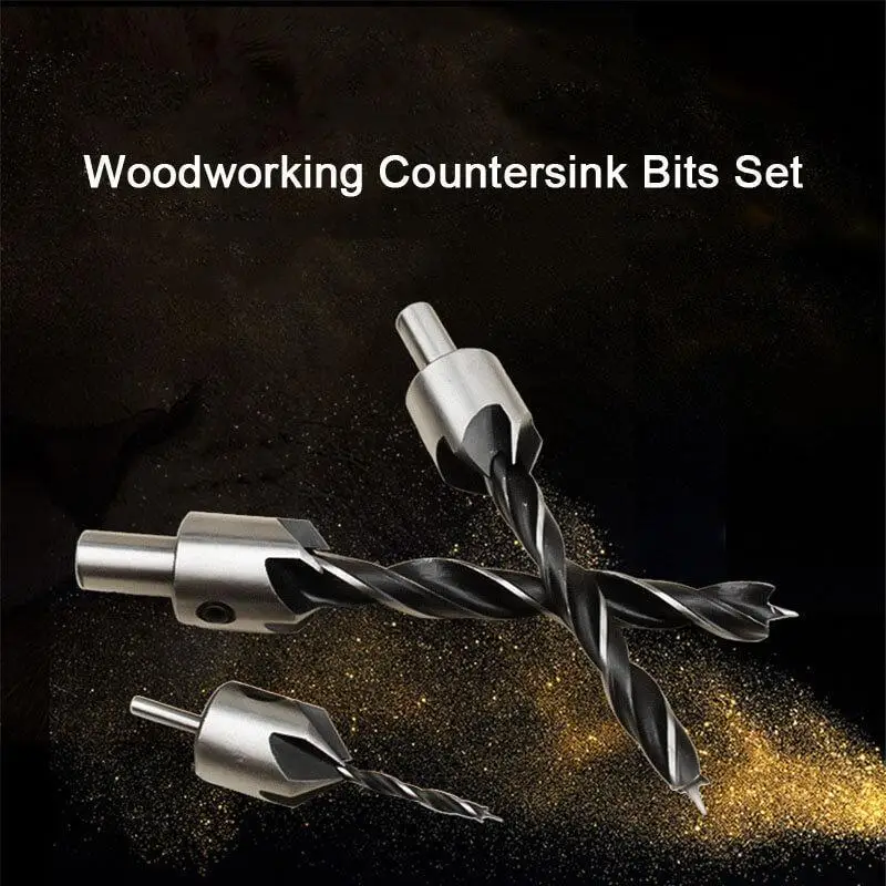 Woodworking Drilling Chamfer Tool Set High Speed Steel Countersunk Bits Screwdriver Head Joint Universal Half-Time 4pcs 3mm-10m
Woodworking Drilling Chamfer Tool Set High Speed Steel Countersunk Bits Screwdriver Head Joint Universal Half-Time 4pcs 3mm-10m