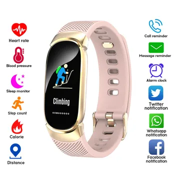 2019 Women Smart Watch Sport Pedometer Smartwatch Blood Pressure Oxygen Heart Rate Monitor Fitness Tracker Call Alarm Reminder
2019 Women Smart Watch Sport Pedometer Smartwatch Blood Pressure Oxygen Heart Rate Monitor Fitness Tracker Call Alarm Reminder