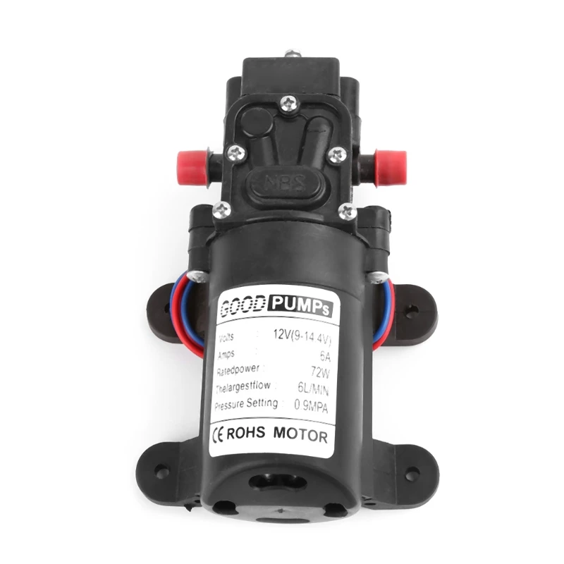 Mini Electric Water Pump DC 12V 72W High Pressure Micro Diaphragm Water Pump Automatic Switch Reflux Smart Type U4LB
Mini Electric Water Pump DC 12V 72W High Pressure Micro Diaphragm Water Pump Automatic Switch Reflux Smart Type U4LB