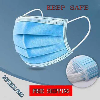 Fast Delivery Hot Sale 3-layer Mask 50pcs Face Mouth Masks Non Woven Disposable Anti-Dust Meltblown Cloth Masks Earloops Masks
Fast Delivery Hot Sale 3-layer Mask 50pcs Face Mouth Masks Non Woven Disposable Anti-Dust Meltblown Cloth Masks Earloops Masks