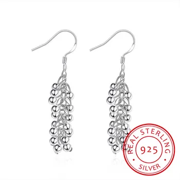 LEKANI Long Beaded Earrings For Women Fine Jewelry Party Gift Trendy 925 Sterling Silver High Quality Grape Drop Earrings
LEKANI Long Beaded Earrings For Women Fine Jewelry Party Gift Trendy 925 Sterling Silver High Quality Grape Drop Earrings