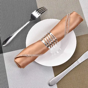 12pcs Back Pattern Wedding Napkin Rings Table Decoration Hollow Out Family Gatherings Everyday Use Napkin Buckle Holder
12pcs Back Pattern Wedding Napkin Rings Table Decoration Hollow Out Family Gatherings Everyday Use Napkin Buckle Holder