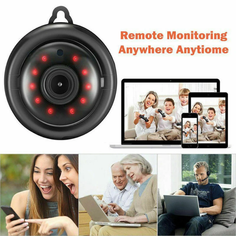 V380 Mini Wifi Camera 1080P HD Wireless WIFI IP CCTV Camera Smart Home Security Wireless Baby Monitor Night Vision Indoor Camera
V380 Mini Wifi Camera 1080P HD Wireless WIFI IP CCTV Camera Smart Home Security Wireless Baby Monitor Night Vision Indoor Camera
