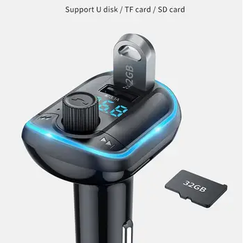 Bluetooth Handsfree Car Kit Car MP3 Player Audio Receiver Fast Charger Transmitter USB Charging Modulator Car Bluetooth Dua Y3W3
Bluetooth Handsfree Car Kit Car MP3 Player Audio Receiver Fast Charger Transmitter USB Charging Modulator Car Bluetooth Dua Y3W3