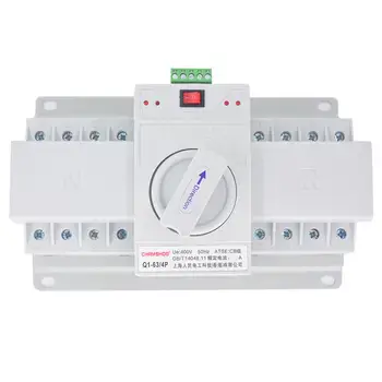 Electrical Micro Circuit Breaker 2/4P 63A 230/380V Dual Power Automatic Transfer Switch Household Selector Equipment
Electrical Micro Circuit Breaker 2/4P 63A 230/380V Dual Power Automatic Transfer Switch Household Selector Equipment