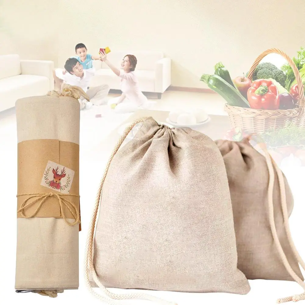 2PCS Reusable Shopping Bags Drawstring Organic Cotton Storage Bag Eco Friendly Shopper Bag For Shop Grocery Fruit Vegetable Bags
2PCS Reusable Shopping Bags Drawstring Organic Cotton Storage Bag Eco Friendly Shopper Bag For Shop Grocery Fruit Vegetable Bags