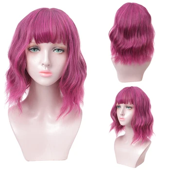 XUANGUANG Short Wavy BOB Wigs Womens Brown Black Blonde Natural Hair Wigs Female Synthetic Heat Resistant Fiber Cosplay Wig
XUANGUANG Short Wavy BOB Wigs Womens Brown Black Blonde Natural Hair Wigs Female Synthetic Heat Resistant Fiber Cosplay Wig