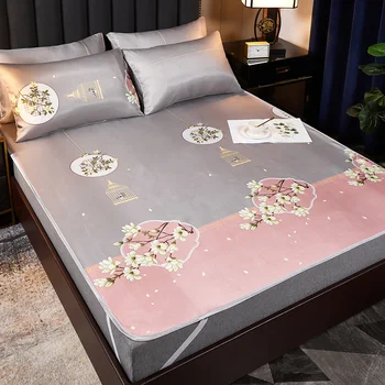 Cartoon Summer Mat Three-piece Child Adult washable And Foldable air-conditioning Soft Mat 
Cartoon Summer Mat Three-piece Child Adult washable And Foldable air-conditioning Soft Mat