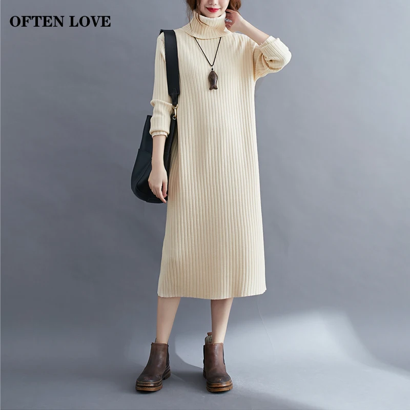 OFTEN LOVE 2020 autumn and winter solid color high neck long thread simple and thin base sweater plus size women's clothing
OFTEN LOVE 2020 autumn and winter solid color high neck long thread simple and thin base sweater plus size women's clothing